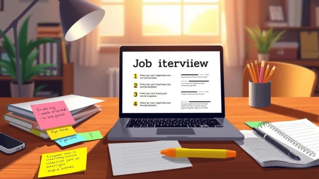 Interview preparation tips infographic