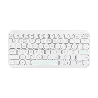 ASUS Marshmallow KW100 Wireless Keyboard – Iridescent White